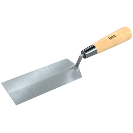 Bon Tool Bon 12-200 Margin Trowel, Carbon Steel 6" X 2" Wood Handle 12-200